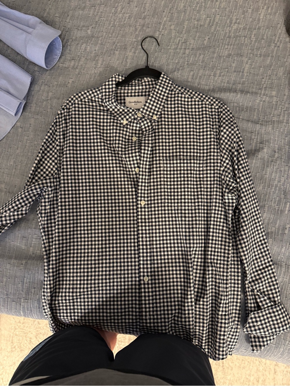 Goodfellow checker button down. Size large.